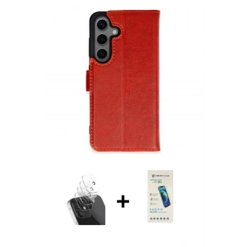 MARSİLYAN™- Galaxy S24 Plus Kılıf Siluet Işık Serisi - Şeffaf Pasifik Cam Ekran Koruyucu + Kamera Lens Koruma Cam - SF