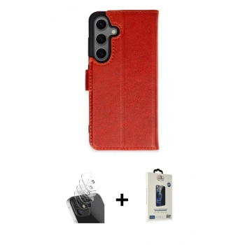 MARSİLYAN™- Galaxy S24 Plus Kılıf Siluet Işık Serisi - Siyah Bilvis Hayalet Cam Ekran Koruyucu + Kamera Lens Koruma Cam - SF