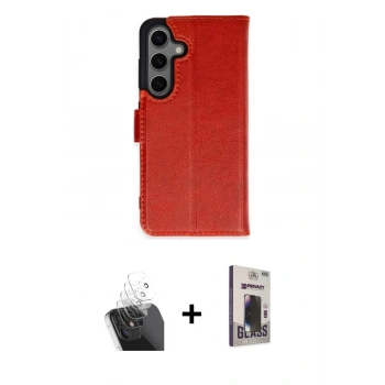 MARSİLYAN™- Galaxy S24 Plus Kılıf Siluet Işık Serisi - Siyah Bilvis Hayalet Cam Ekran Koruyucu + Kamera Lens Koruma Cam - SF