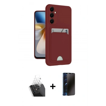 MARSİLYAN™- Galaxy S24 Plus Kılıf Vadi Çizgi Prime - Siyah 3D Antistatik Hayalet Cam Ekran Koruyucu + Kamera Lens Koruma Cam - SF