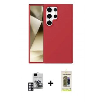 MARSİLYAN™- Galaxy S24 Ultra Kılıf Kozmos Yansıma Özel Seri - Siyah Joko Magic 5D Hayalet Cam + PVD Metal Kamera Lens - PE