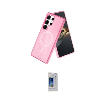 MARSİLYAN™- Galaxy S24 Ultra Kılıf Nova Asil Prime - Siyah Durable Full Glue Curved Cam