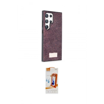 MARSİLYAN™- Galaxy S24 Ultra Kılıf Vadi Klasik Serisi - Siyah AutoKit 5in1 Fiber Polymer Nano Ekran Koruyucu