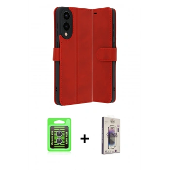 MARSİLYAN™- Galaxy S25 Edge Kılıf Siluet Işık Serisi - Siyah Bilvis 3D Cam Ekran Koruyucu + Raze Metal Kamera Lens - GS