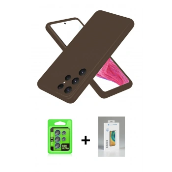 MARSİLYAN™- Galaxy S25 Ultra Kılıf Kozmos Yansıma Özel Seri - Şeffaf Polymer Nano Ekran Koruyucu + Raze Metal Kamera Lens - MI