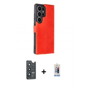 MARSİLYAN™- Galaxy S25 Ultra Kılıf Siluet Işık Serisi - Siyah Joko Magic 5D Cam + Bilvis Titan Kamera Lens - LT