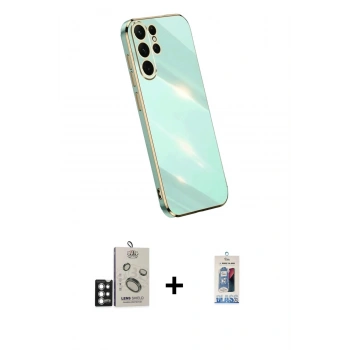 MARSİLYAN™- Galaxy S25 Ultra Kılıf Yankı Serisi - Siyah Joko Magic 5D Cam + Bilvis Titan Kamera Lens - GS
