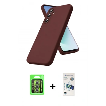 MARSİLYAN™- Galaxy S26 Plus Kılıf Kozmos Yansıma Özel Seri - Siyah 3D Antistatik Seramik Nano Ekran Koruyucu + Raze Metal Kamera Lens - GS