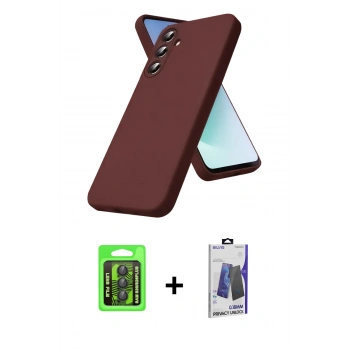 MARSİLYAN™- Galaxy S26 Plus Kılıf Kozmos Yansıma Özel Seri - Siyah Bilvis Hayalet Cam Ekran Koruyucu + Raze Metal Kamera Lens - SH
