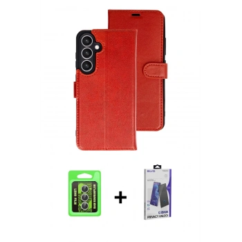 MARSİLYAN™- Galaxy S26 Plus Kılıf Siluet Işık Serisi - Siyah Bilvis Hayalet Cam Ekran Koruyucu + Raze Metal Kamera Lens - GS