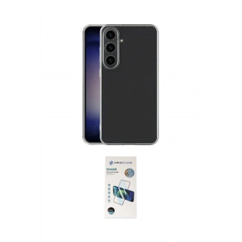 MARSİLYAN™- Galaxy S26 Plus Kılıf Zirve Doku - Siyah 3D Antistatik Seramik Nano Ekran Koruyucu