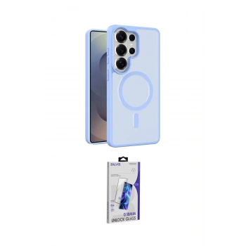 MARSİLYAN™- Galaxy S26 Ultra Kılıf Siluet Minimal Prime - Siyah Bilvis 3D Cam Ekran Koruyucu