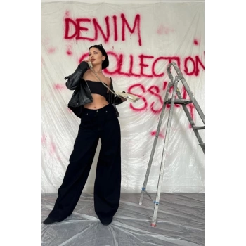 MARSiLYAN-  Geniş Paça Jeans Pantolon