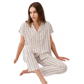 MARSiLYAN- GÖMLEK PİJAMA TAKIM KADIN PC9178-S