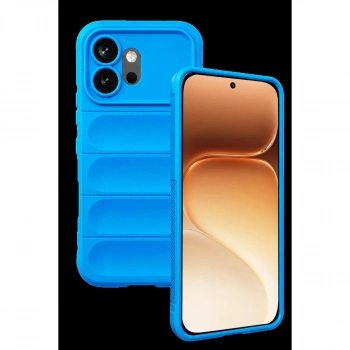 MARSİLYAN™- Huawei Honor 600 Optimum Silikon - Sky Blue
