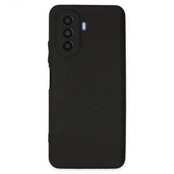 MARSİLYAN™- Huawei Nova Y70 Kılıf First Silikon - Siyah