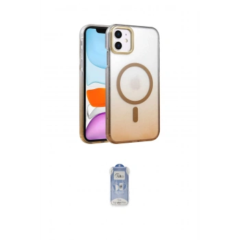 MARSİLYAN™- iPhone 11 Kılıf Ahenk Doku Özel Seri - Siyah Joko Magic 5D Cam