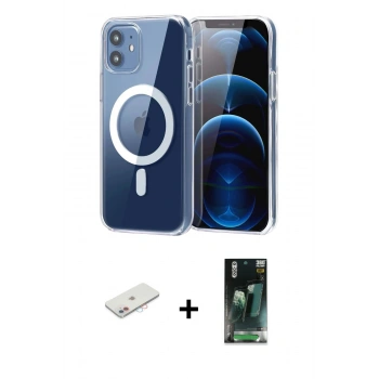 MARSİLYAN™- iPhone 11 Kılıf Ahenk Minimal Serisi - Siyah 360 Mat Full Body Arka Koruyucu + Renkli Kamera Lens Koruma Cam - PE