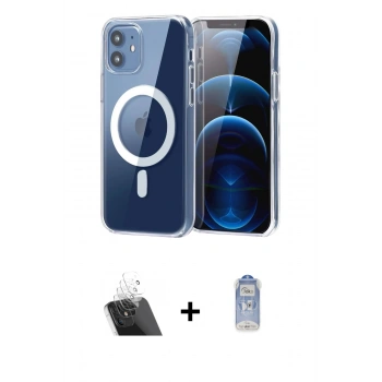 MARSİLYAN™- iPhone 11 Kılıf Ahenk Minimal Serisi - Siyah Joko Magic 5D Cam + Kamera Lens Koruma Cam - SF