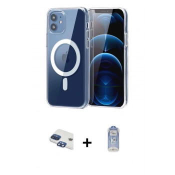 MARSİLYAN™- iPhone 11 Kılıf Ahenk Minimal Serisi - Siyah Joko Magic 5D Cam + Pers Alüminyum Kamera Lens - LT