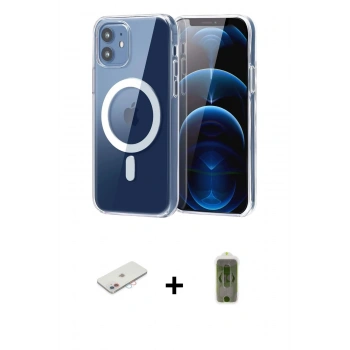 MARSİLYAN™- iPhone 11 Kılıf Ahenk Minimal Serisi - Siyah Joko Magic 5D Hayalet Cam + Renkli Kamera Lens Koruma Cam - PE