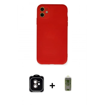 MARSİLYAN™- iPhone 11 Kılıf Ahenk Serisi - Siyah Joko Magic 5D Hayalet Cam + PVD Metal Kamera Lens - TU
