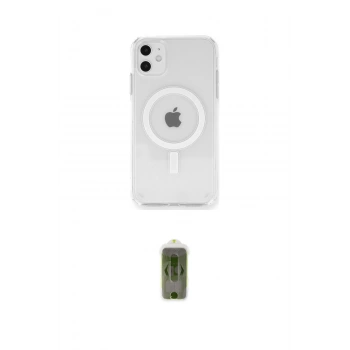 MARSİLYAN™- iPhone 11 Kılıf Ahenk Yansıma Prime - Siyah Joko Magic 5D Hayalet Cam