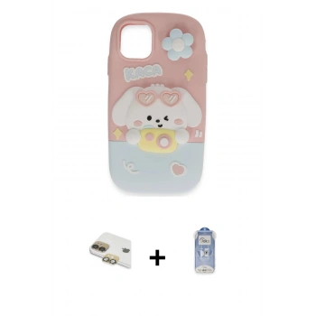 MARSİLYAN™- iPhone 11 Kılıf Akış Yansıma - Siyah Joko Magic 5D Cam + Pers Alüminyum Kamera Lens - GD