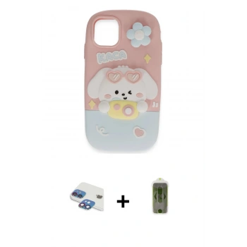 MARSİLYAN™- iPhone 11 Kılıf Akış Yansıma - Siyah Joko Magic 5D Hayalet Cam + Pers Alüminyum Kamera Lens - GI