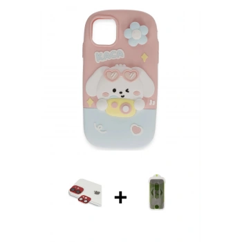 MARSİLYAN™- iPhone 11 Kılıf Akış Yansıma - Siyah Joko Magic 5D Hayalet Cam + Pers Alüminyum Kamera Lens - KI