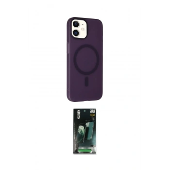 MARSİLYAN™- iPhone 11 Kılıf Çekirdek Modern Prime - Şeffaf 360 Full Body Arka Koruyucu