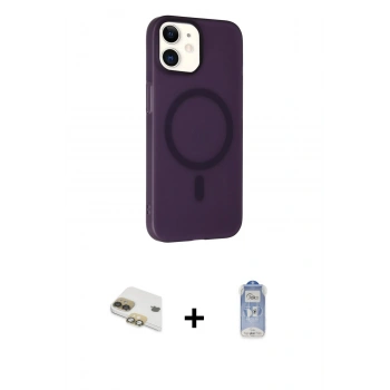 MARSİLYAN™- iPhone 11 Kılıf Çekirdek Modern Prime - Siyah Joko Magic 5D Cam + Pers Alüminyum Kamera Lens - GD