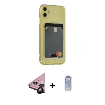 MARSİLYAN™- iPhone 11 Kılıf Doruk Klasik Koleksiyonu - Siyah Joko Magic 5D Cam + Raze Metal Kamera Lens - SH