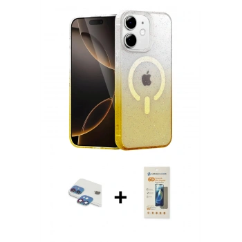 MARSİLYAN™- iPhone 11 Kılıf Eksen Minimal Özel Seri - Siyah 6D Mat Seramik Hayalet Nano Ekran Koruyucu + Pers Alüminyum Kamera Lens - GI