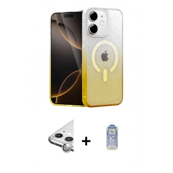MARSİLYAN™- iPhone 11 Kılıf Eksen Minimal Özel Seri - Siyah Joko Magic 5D Cam + Raze Metal Kamera Lens - GS