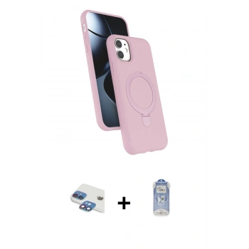 MARSİLYAN™- iPhone 11 Kılıf İz Işık Koleksiyonu - Siyah Joko Magic 5D Cam + Pers Alüminyum Kamera Lens - GI