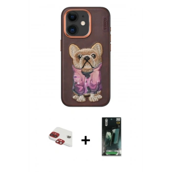 MARSİLYAN™- iPhone 11 Kılıf İz Minimal Koleksiyonu - Şeffaf 360 Full Body Arka Koruyucu + Pers Alüminyum Kamera Lens - KI