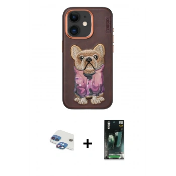 MARSİLYAN™- iPhone 11 Kılıf İz Minimal Koleksiyonu - Şeffaf 360 Full Body Arka Koruyucu + Pers Alüminyum Kamera Lens - GI