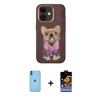MARSİLYAN™- iPhone 11 Kılıf İz Minimal Koleksiyonu - Siyah Buffer Hayalet Cam Ekran Koruyucu + Neon Fosforlu Kamera Lens - MI