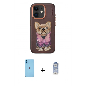 MARSİLYAN™- iPhone 11 Kılıf İz Minimal Koleksiyonu - Siyah Joko Magic 5D Cam + Neon Fosforlu Kamera Lens - MI