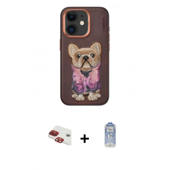 MARSİLYAN™- iPhone 11 Kılıf İz Minimal Koleksiyonu - Siyah Joko Magic 5D Cam + Pers Alüminyum Kamera Lens - KI