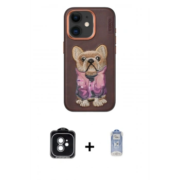 MARSİLYAN™- iPhone 11 Kılıf İz Minimal Koleksiyonu - Siyah Joko Magic 5D Cam + PVD Metal Kamera Lens - YL