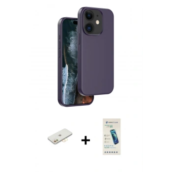 MARSİLYAN™- iPhone 11 Kılıf Kıvılcım Çizgi Serisi - Şeffaf Pasifik Cam Ekran Koruyucu + Renkli Kamera Lens Koruma Cam - SI