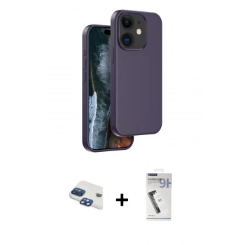 MARSİLYAN™- iPhone 11 Kılıf Kıvılcım Çizgi Serisi - Şeffaf Uv Polymer Nano Ekran Koruyucu + Pers Alüminyum Kamera Lens - LT