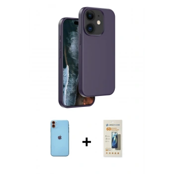 MARSİLYAN™- iPhone 11 Kılıf Kıvılcım Çizgi Serisi - Siyah 6D Mat Seramik Hayalet Nano Ekran Koruyucu + Neon Fosforlu Kamera Lens - TU