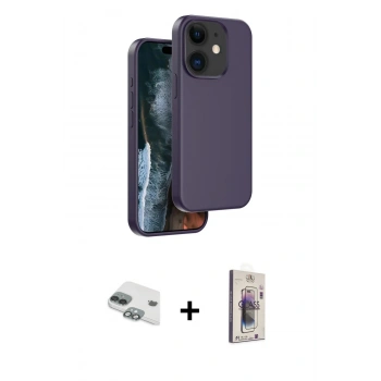 MARSİLYAN™- iPhone 11 Kılıf Kıvılcım Çizgi Serisi - Siyah Bilvis 3D Cam Ekran Koruyucu + Pers Alüminyum Kamera Lens - YL