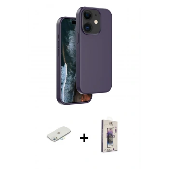 MARSİLYAN™- iPhone 11 Kılıf Kıvılcım Çizgi Serisi - Siyah Bilvis 3D Cam Ekran Koruyucu + Renkli Kamera Lens Koruma Cam - SI