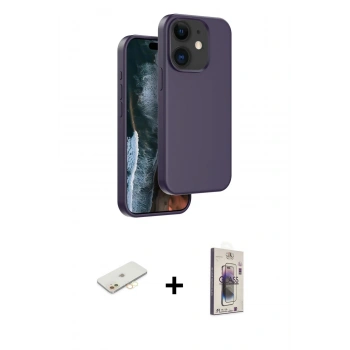 MARSİLYAN™- iPhone 11 Kılıf Kıvılcım Çizgi Serisi - Siyah Bilvis 3D Cam Ekran Koruyucu + Renkli Kamera Lens Koruma Cam - SI