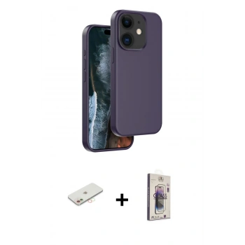 MARSİLYAN™- iPhone 11 Kılıf Kıvılcım Çizgi Serisi - Siyah Bilvis 3D Cam Ekran Koruyucu + Renkli Kamera Lens Koruma Cam - YL
