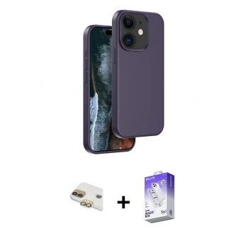 MARSİLYAN™- iPhone 11 Kılıf Kıvılcım Çizgi Serisi - Siyah Bilvis 5in1 3D Magic Cam Ekran Koruyucu + Pers Alüminyum Kamera Lens - GD